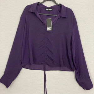 DKNY Purple Women's Blouse